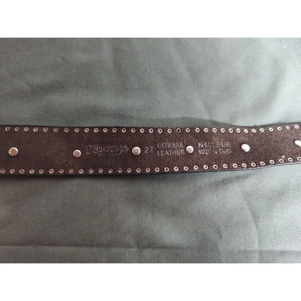 Nocona Girls Pink Hearts Rhinestones Belt